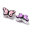 Transparent Glass Enamel Beads LAMP-C023-03-3