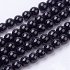 Painted Glass Bead Strands X-DGLA-S071-8mm-90-2