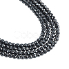 2Strands Non-magnetic Synthetic Hematite Beads Strands G-NB0005-01B-4