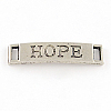 Tibetan Style Rectangle with Hope Alloy Links TIBE-Q045-10AS-NR-1