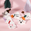 1 Set Halloween Theme DIY Ghost Knitting Kits for Beginners DIY-SC0026-51-4
