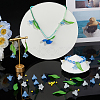 DIY Flower & Leaf Jewelry Making Findings Kits DIY-FH0007-94-5