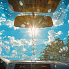 Glass & Resin Lily of the Valley Car Hanging Ornaments HJEW-DR00053-5