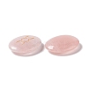 Natural Rose Quartz Healing Massage Palm Stones G-E579-03I-3