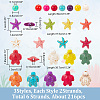 6 Strands 3 Styles Synthetical Turquoise Beads Strands TURQ-NB0001-24-2