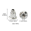 Iron Bullet Ear Nuts IFIN-YW0001-71P-4