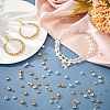 300Pcs 2 Colors 5 Sizes Rack Plating Brass Beads KK-PH0006-43-5