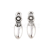 Tibetan Style Alloy Pendants X-PALLOY-A024-13AS-1