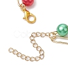 Christmas Double Layer Multi-strand Bracelets BJEW-JB101004-4