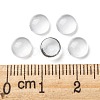 Transparent Glass Cabochons X-GGLA-R026-6mm-5