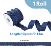 10 Yards Polyester Pleated Edged Ribbon for Clothing Decoration DIY-FI0001-13C-9