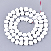 Spray Painted Non-magnetic Synthetic Hematite Beads Strands G-T116-03B-16-2