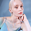 40Pcs 2 Colors Brass Charms KK-UN0001-59-7