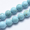 Natural Magnesite Beads Strands G-K244-02-4mm-01-1