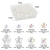 70Pcs Acrylic Bead Caps OACR-FS0002-40-4