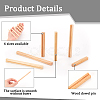 62Pcs 6 Style Pinewood Wooden Dominoes Holder DIY-OC0010-16-4