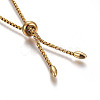 Adjustable 304 Stainless Steel Slider Bracelets X-BJEW-O170-08G-3