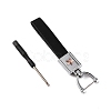 Cowhide Leather Keychains KEYC-WH0018-52A-1