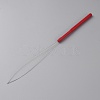 Stainless Steel Hair Extension Loop Needle Threader TOOL-WH0053-29C-1