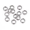 Tarnish Resistant 304 Stainless Steel Split Rings STAS-F117-14P-6mm-1