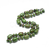 Natural Ruby in Zoisite Beaded Necklaces NJEW-S390-21-1