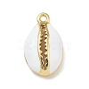Rack Plating Brass Enamel Pendants KK-G515-19G-01-1