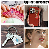 16Pcs 16 Styles Brass Locking Stitch Marker HJEW-HY00178-5