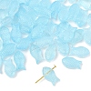 50Pcs Transparent Spray Painted Glass Beads GLAA-FS0002-06E-1