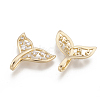 Brass Cubic Zirconia Pendants KK-T029-100G-2