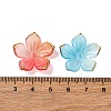 Transparent Acrylic Bead Caps TACR-P011-03G-3