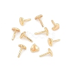Heart Brass Head Pins KK-U051-02G-01-2