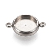 Tarnish Resistant 304 Stainless Steel Links Connectors Settings X-STAS-K202-02D-P-1