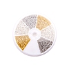 1 Box Three Colors Iron Screw Eye Pin Peg Bails IFIN-X048-02-2