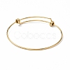Ion Plating(IP) Adjustable 304 Stainless Steel Bangles Making MAK-F286-01G-3