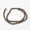 Natural Unakite Bead Strands G-G735-67-4mm-2