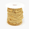 Soldered Brass Chains KK-S335-07G-2