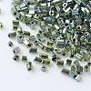 Transparent Two Cut Glass Seed Beads SEED-Q022-2224-1