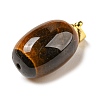 Natural Tiger Eye Pendants G-D094-05A-G-2