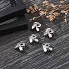 Letter Slider Beads for Watch Band Bracelet Making ALRI-O012-R-NR-4