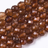 Natural Orange Garnet Beads Strands G-R462-029B-1