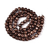 Baking Paint Glass Beads Strands DGLA-N016-10mm-05-2