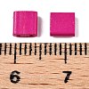 2-Hole Baking Paint Glass Seed Beads SEED-S023-17C-25-4