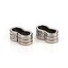 Tarnish Resistant 201 Stainless Steel Slide Charms/Slider Beads STAS-L244-08A-P-3