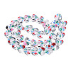 Transparent Acrylic Beads Strands ACRC-T011-07-3