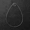 Transparent Acrylic Blank Pendants TACR-Z003-01D-2