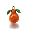 Alloy Enamel Pendants ENAM-D303-03G-01-1