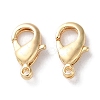 Rack Plating Brass Lobster Claw Clasps KK-F090-27LG-01-1