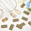 20Pcs Alloy Pendant Cabochon Settings FIND-SP0004-32-3