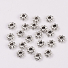 Tibetan Style Alloy Flower Spacer Beads X-TIBEB-0885-AS-LF-2