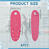 Suede Flat Toe Guard Protectors AJEW-WH0270-860B-05-2